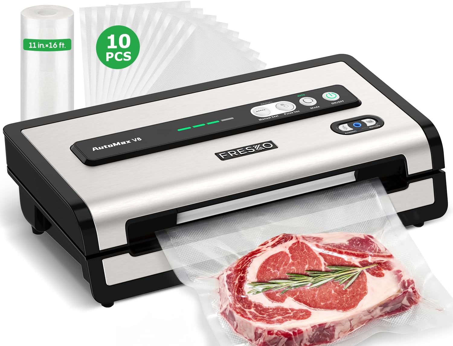 Meal Prep Bulking - Automatic Vacuum Sealer for Food, Hands-Free