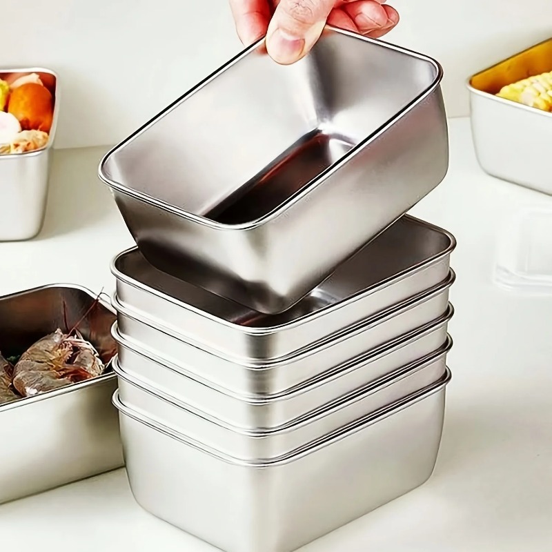 Meal Prep Kit - Stainless Steel Food Containers Set Leakproof