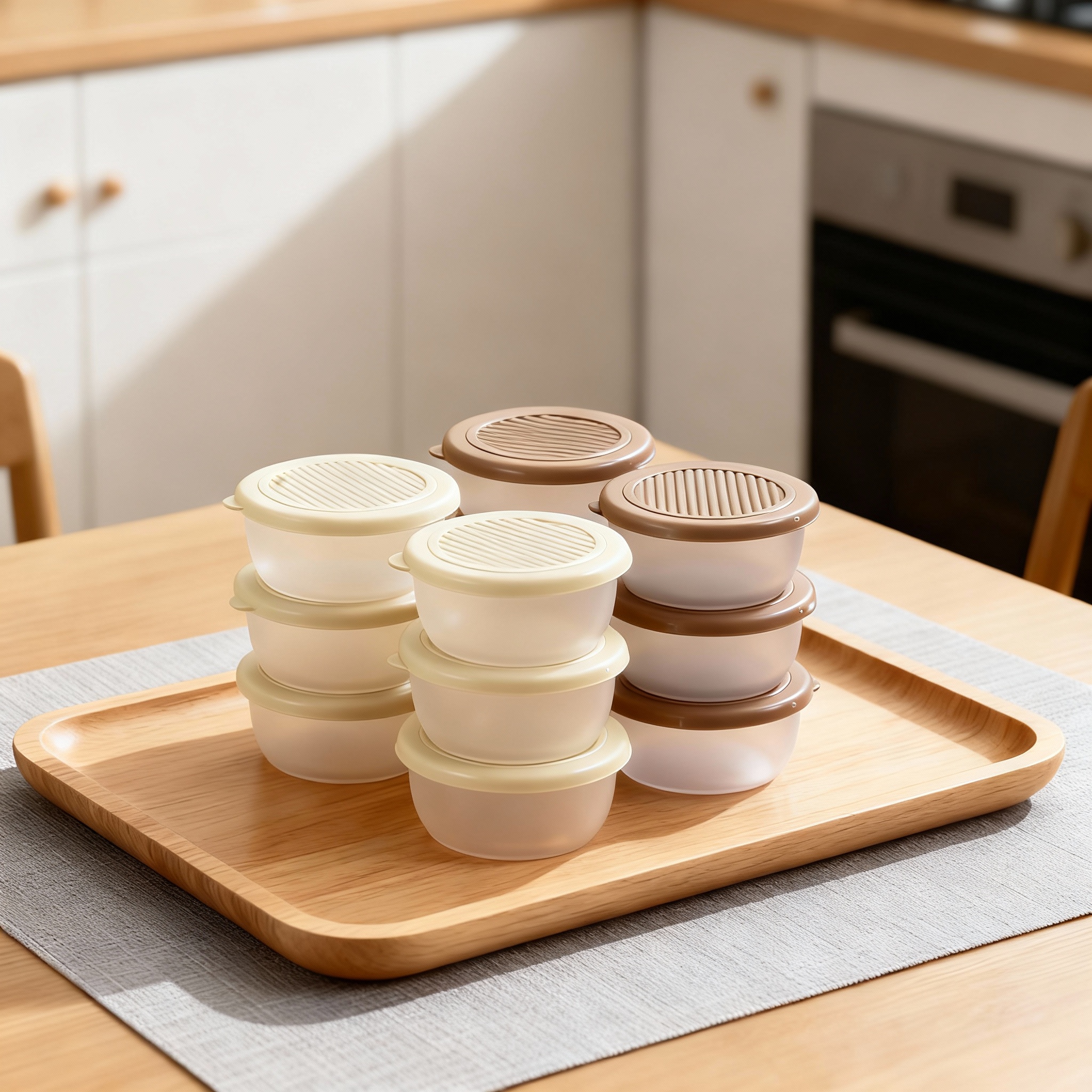 Meal Prep Kit - 2/6pcs Mini Salad Sauce Container Outdoor