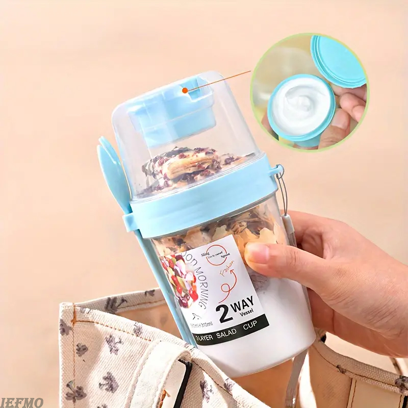 On-the-Go Salad Bowl Set with  – Meal Prep Weight Loss recenzja i cena