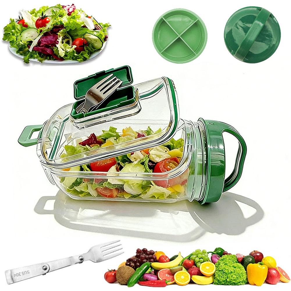 Portable Salad Container Jar w – Meal Prep Jar recenzja i cena