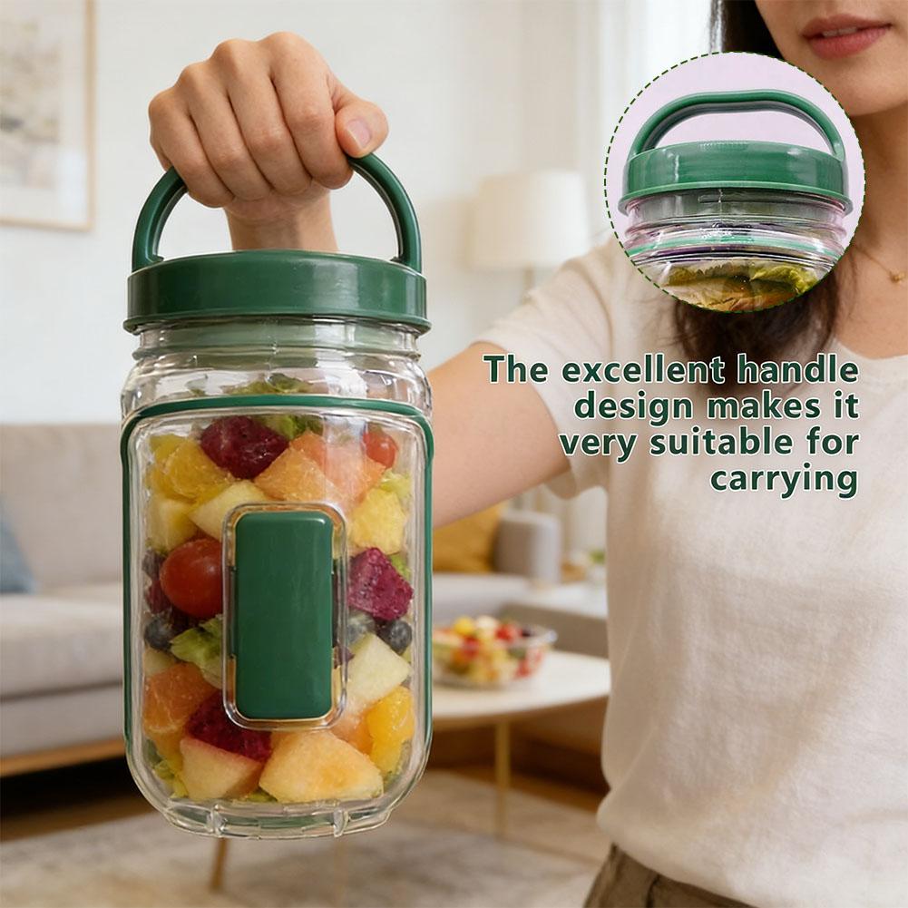 Portable Salad Container Jar w – Meal Prep Jar recenzja i cena