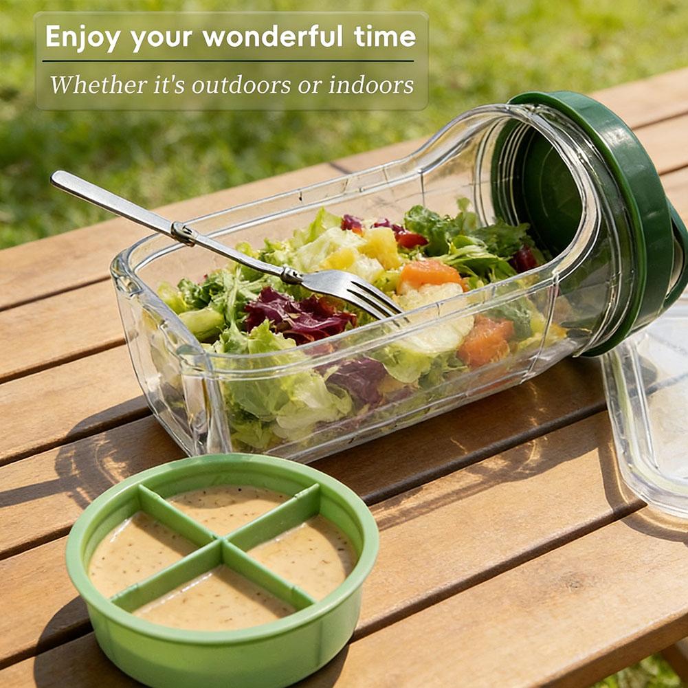 Portable Salad Container Jar w – Meal Prep Jar recenzja i cena