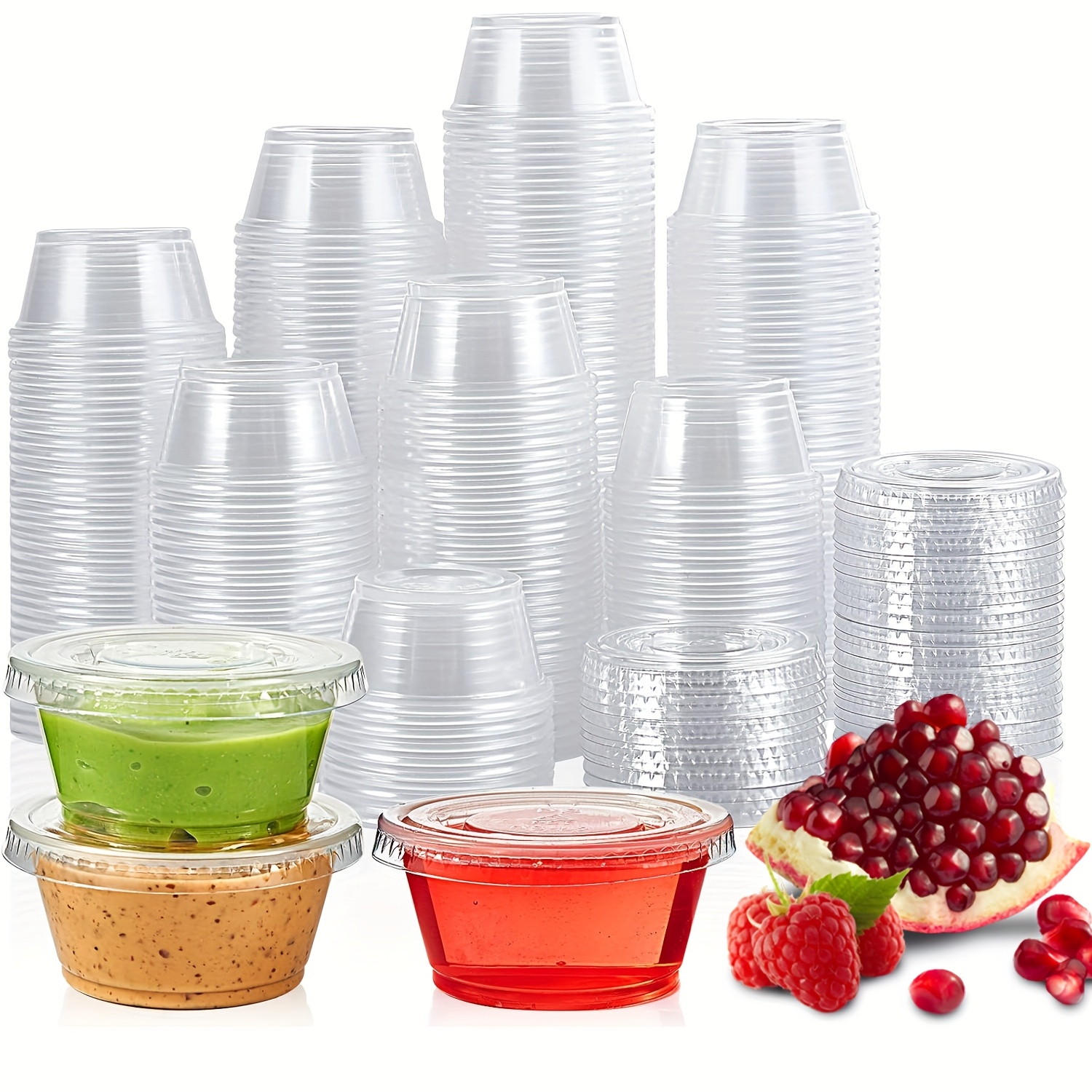 50/100pcs Disposable Sauce Sea – Meal Prep Jar recenzja i cena