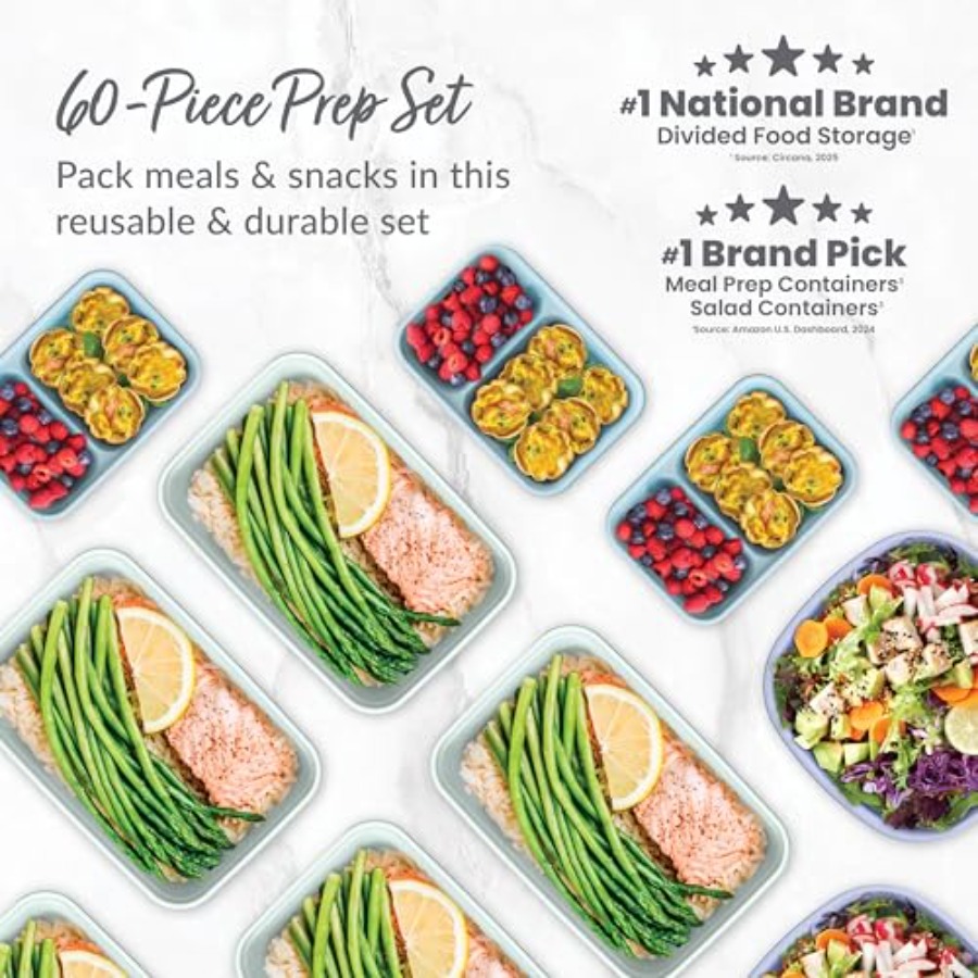 Prep 60-Piece Variety Meal Pre – Meal Prep Kit recenzja i cena