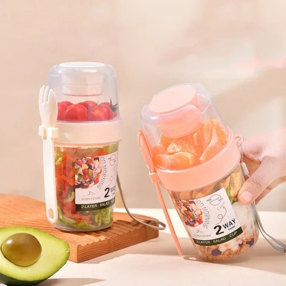 Portable Salad Cup Breakfast C – Meal Prep Jar recenzja i cena