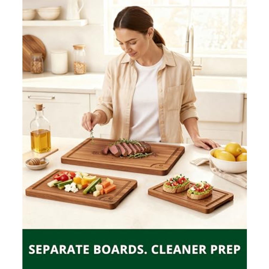 Wooden Cutting Boards for Kitc – Meal Prep Juice recenzja i cena