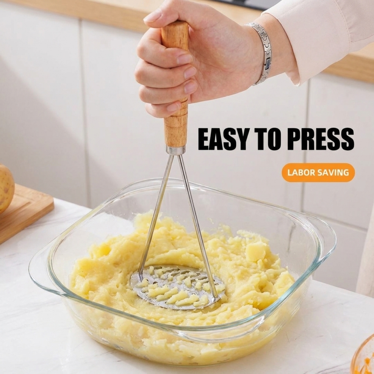 Stainless Steel Potato Masher  – Meal Prep Potatoes recenzja i cena