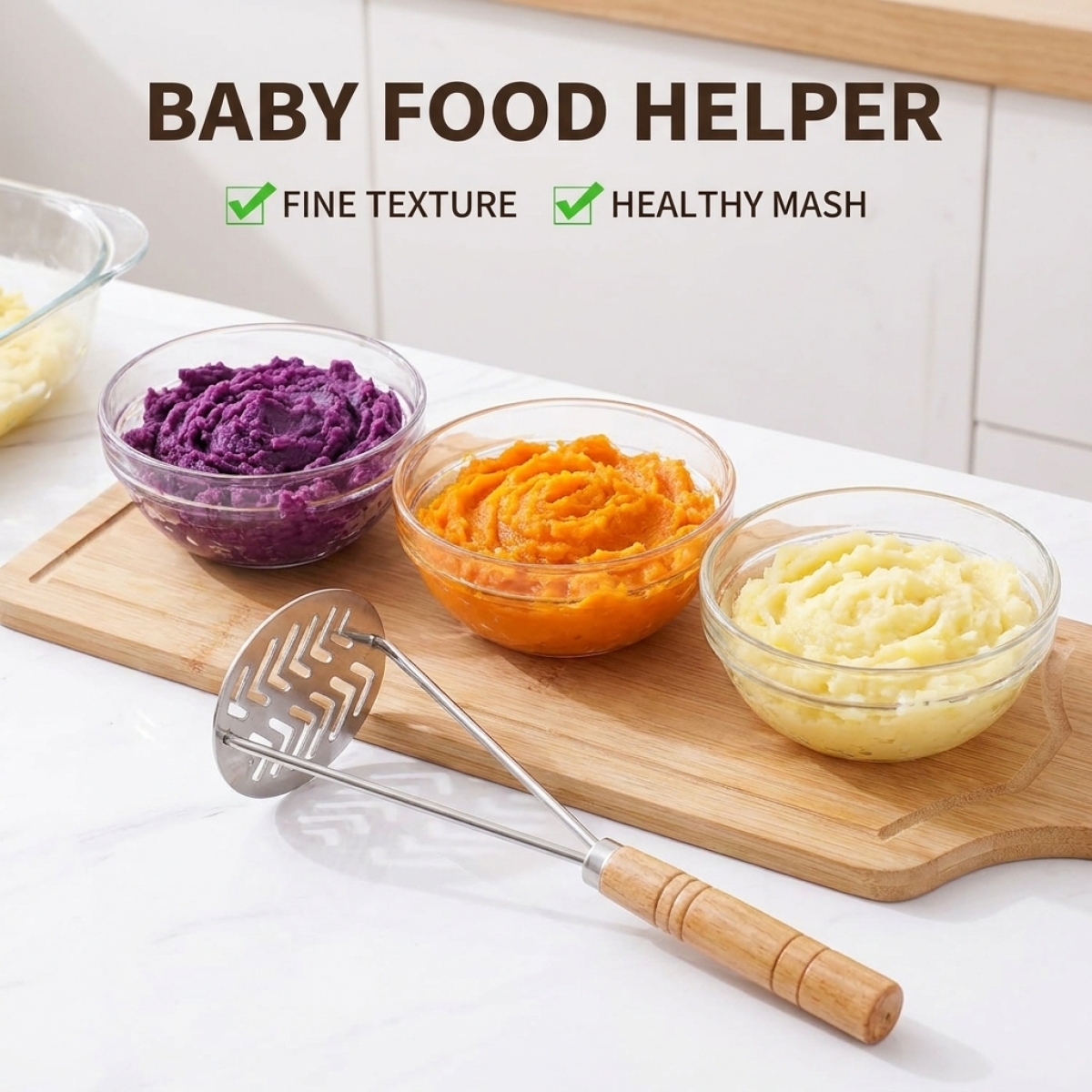 Stainless Steel Potato Masher  – Meal Prep Potatoes recenzja i cena