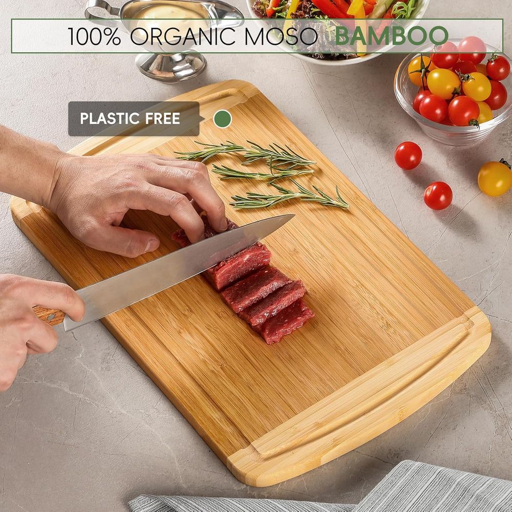 Organic Bamboo Cutting Board S – Meal Prep Juice recenzja i cena