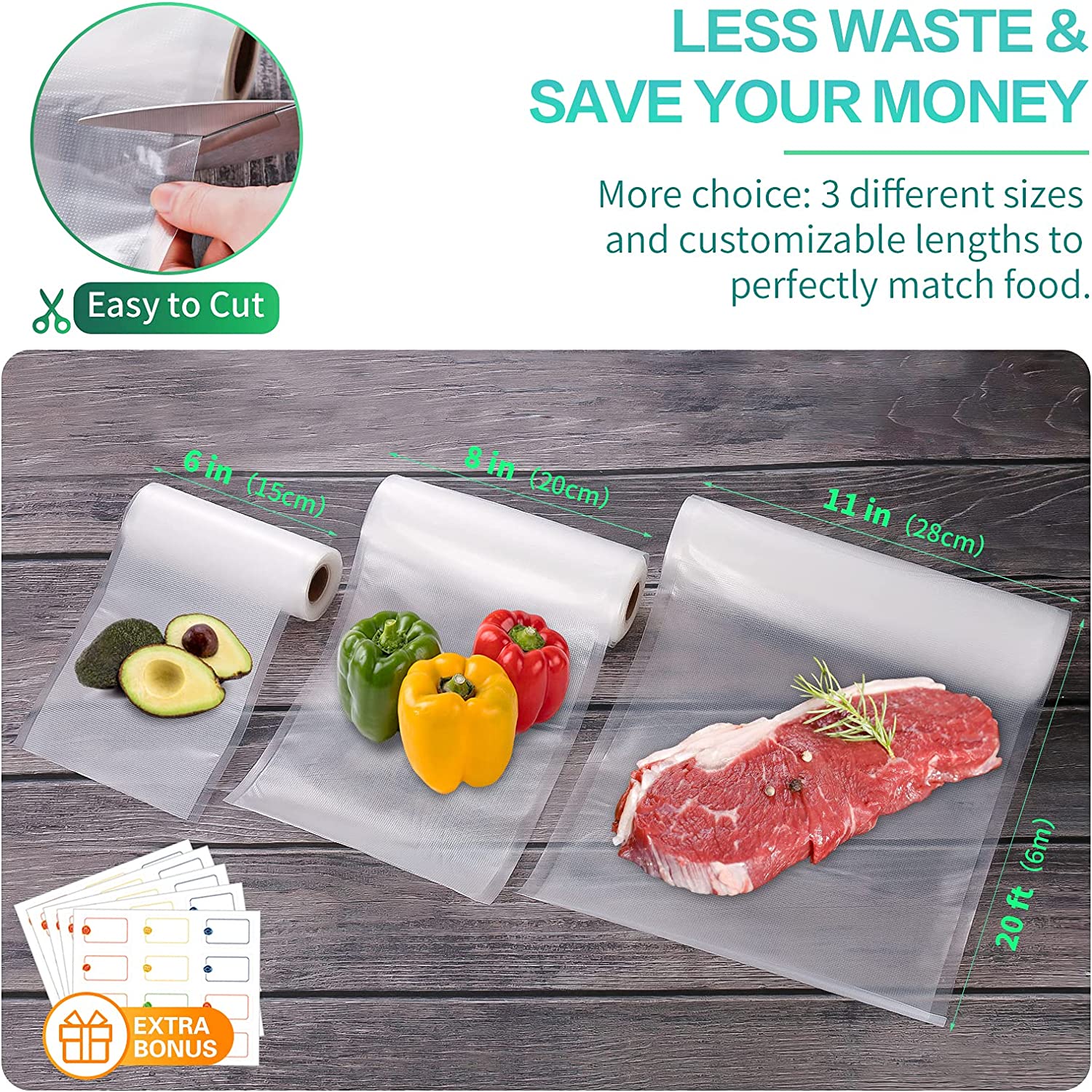 Kitchen Bags For Vacuum Food V – Meal Prep Vacuum Seal Containers recenzja i cena