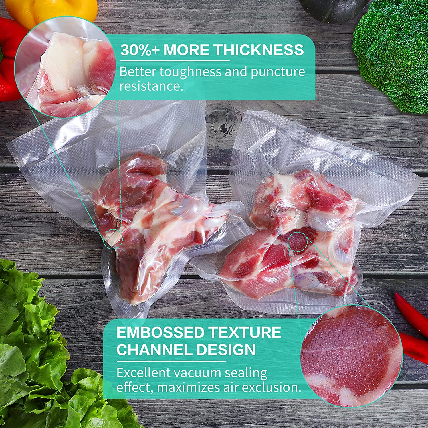 Kitchen Bags For Vacuum Food V – Meal Prep Vacuum Seal Containers recenzja i cena