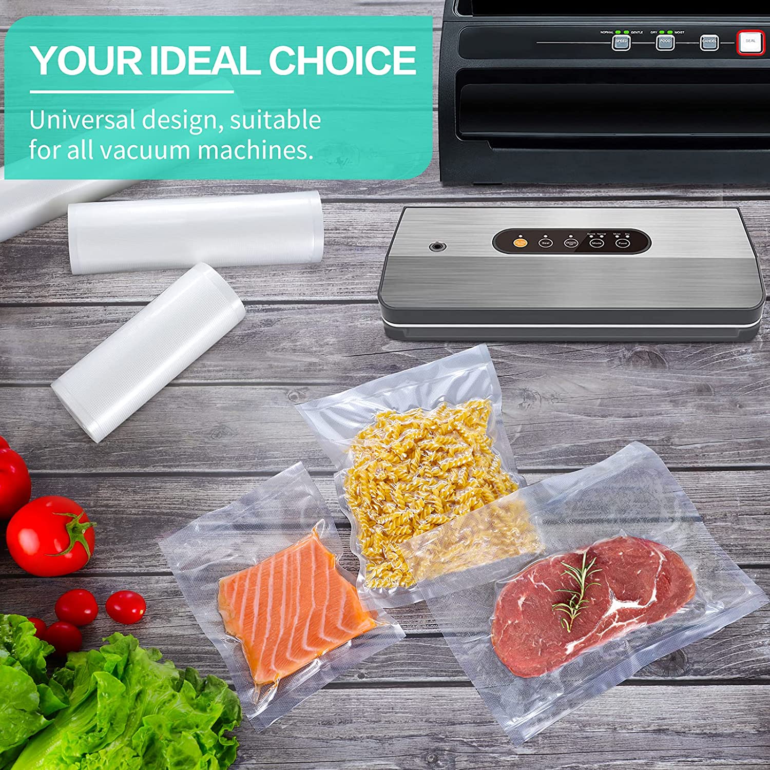 Kitchen Bags For Vacuum Food V – Meal Prep Vacuum Seal Containers recenzja i cena