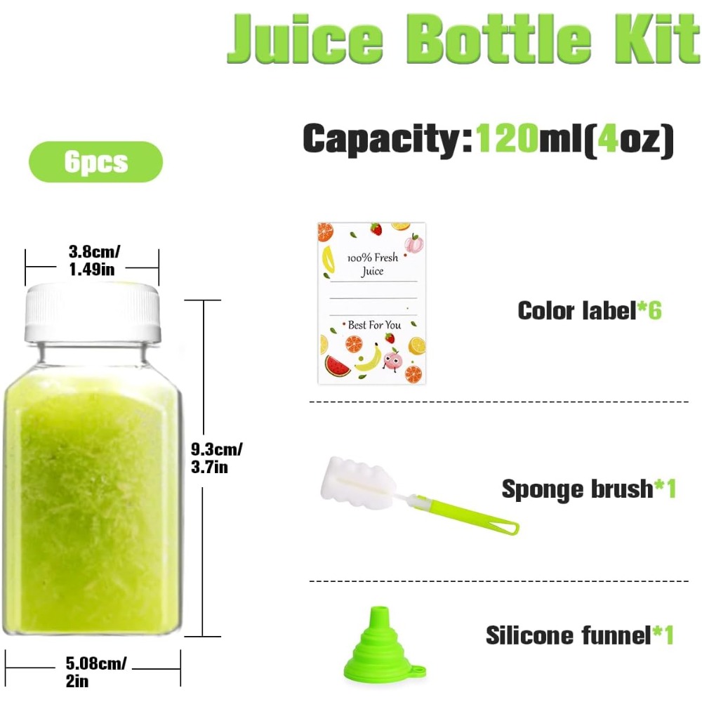 Clear Plastic Juice Bottles 4o – Meal Prep Juice recenzja i cena