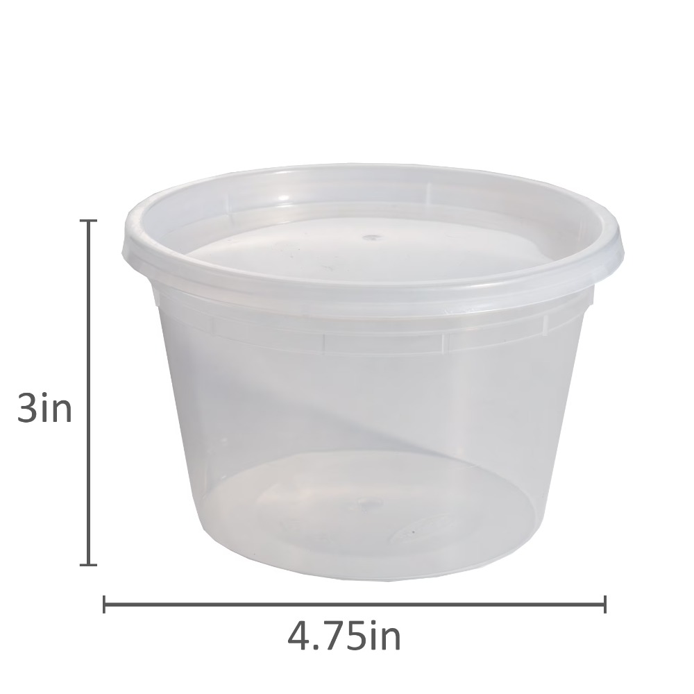 40 Pack 16 Ounce Plastic Deli  – Meal Prep Bulking recenzja i cena