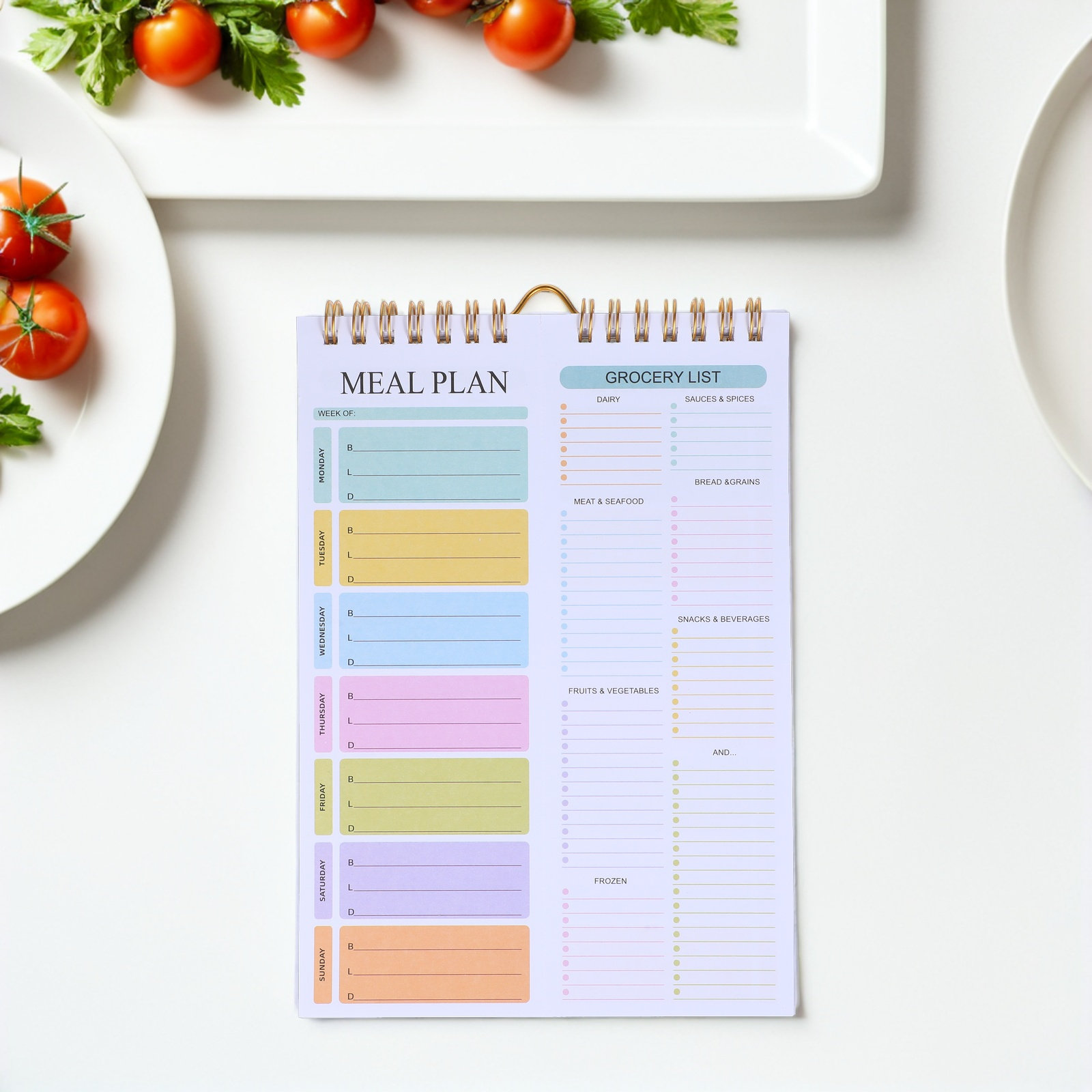Weekly Meal Planner Notebook A – Meal Prep Grocery List recenzja i cena