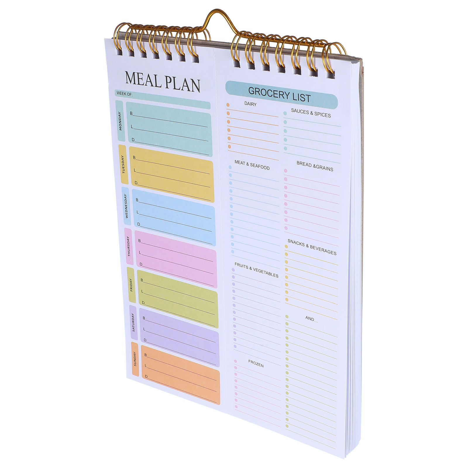 Weekly Meal Planner Notebook A – Meal Prep Grocery List recenzja i cena