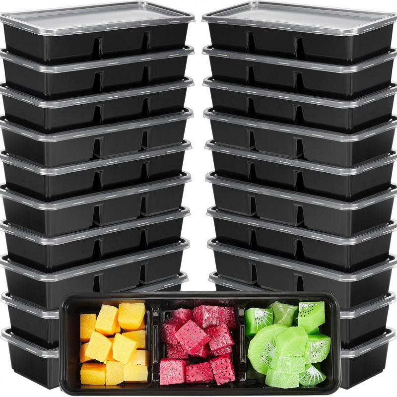 【25-Count 3-Section Food Conta – Meal Prep Japanese Food recenzja i cena