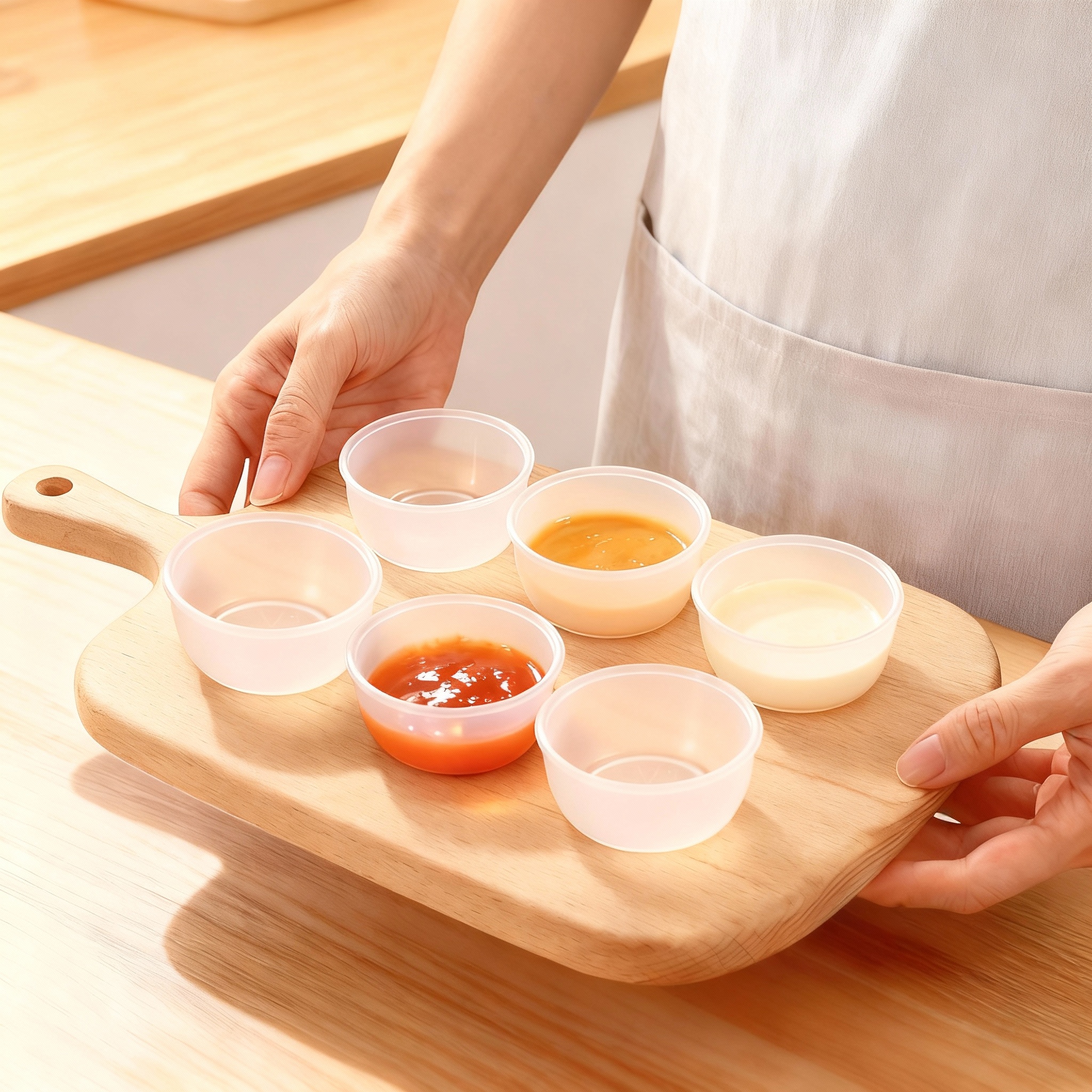 2/6pcs Mini Salad Sauce Contai – Meal Prep Kit recenzja i cena