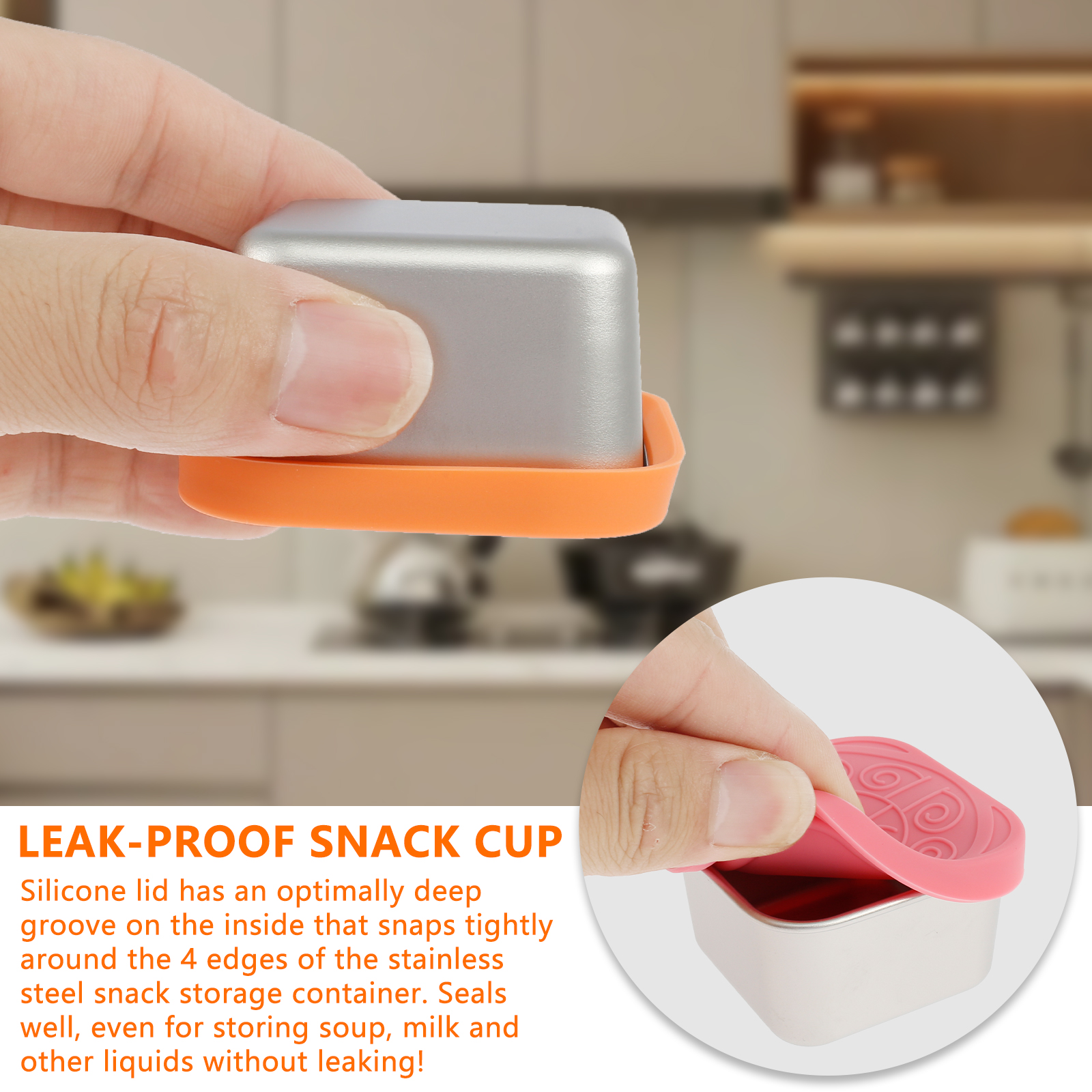 4Pcs 2/6oz Snack Container Sta – Meal Prep Kit recenzja i cena