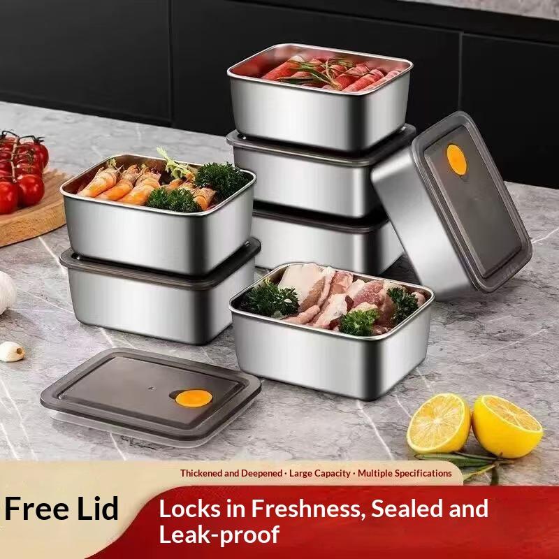 4pc Stainless Steel Food Stora – Meal Prep Kit recenzja i cena
