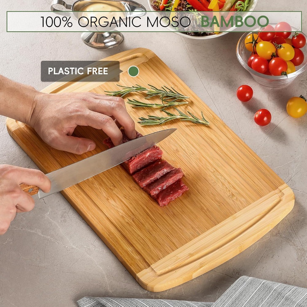 Large Wooden Cutting Board for – Meal Prep Juice recenzja i cena