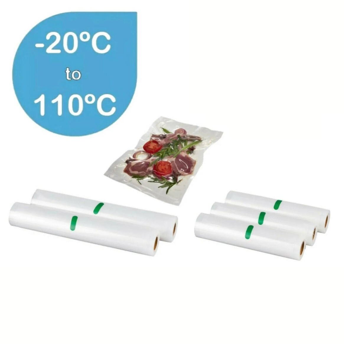 500CM Vacuum Seal Bags Roll No – Meal Prep Vacuum Seal Containers recenzja i cena