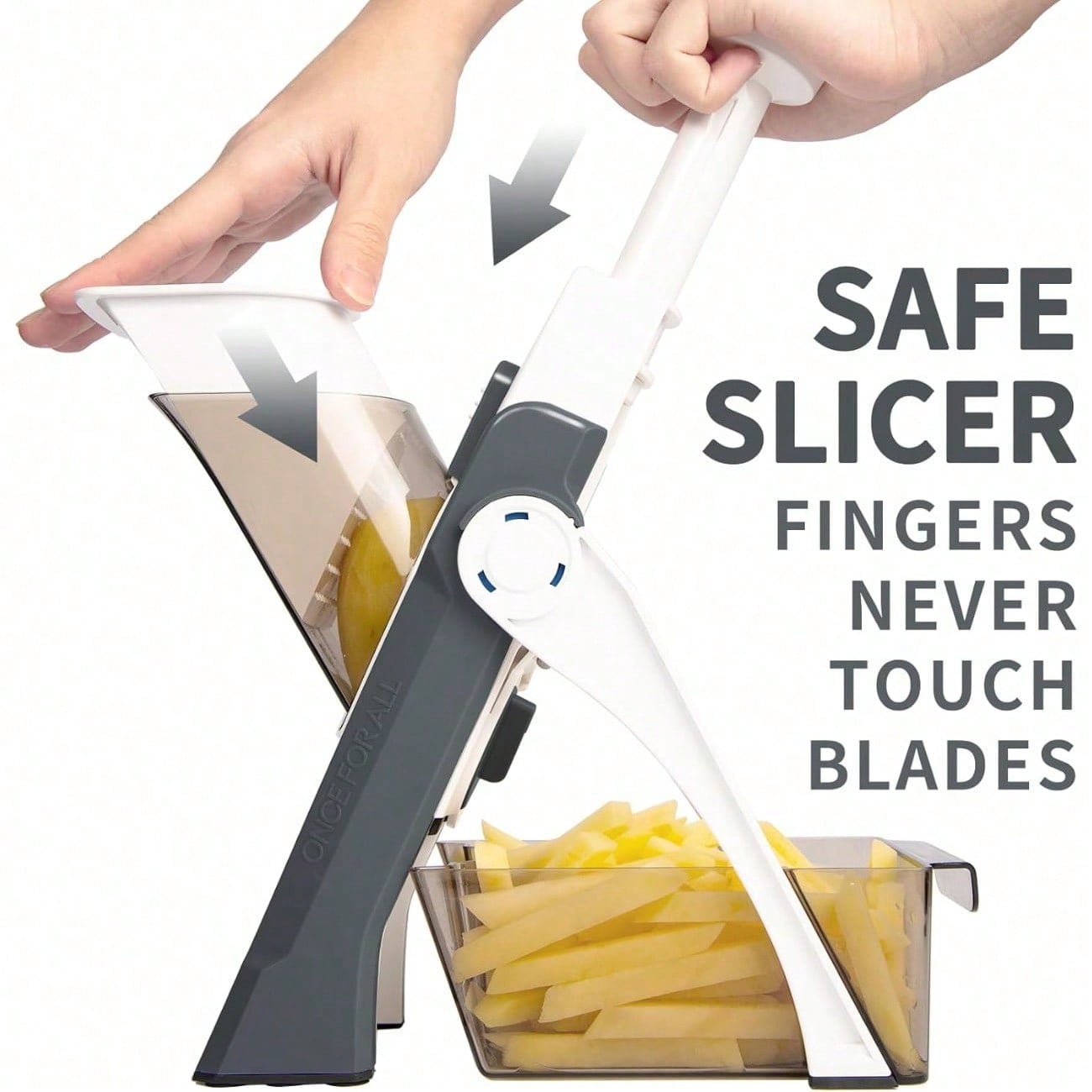 Safe Mandoline Slicer 5 in 1 V – Meal Prep Potatoes recenzja i cena