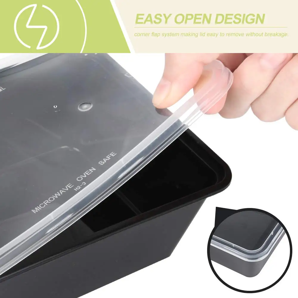 10PCS Plastic Disposable Food  – Meal Prep Kit recenzja i cena