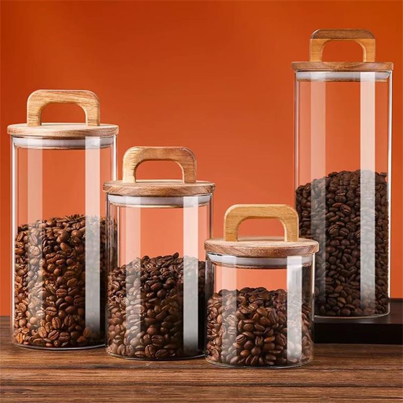 Clear Glass Jar with Bamboo Li – Meal Prep Jar recenzja i cena