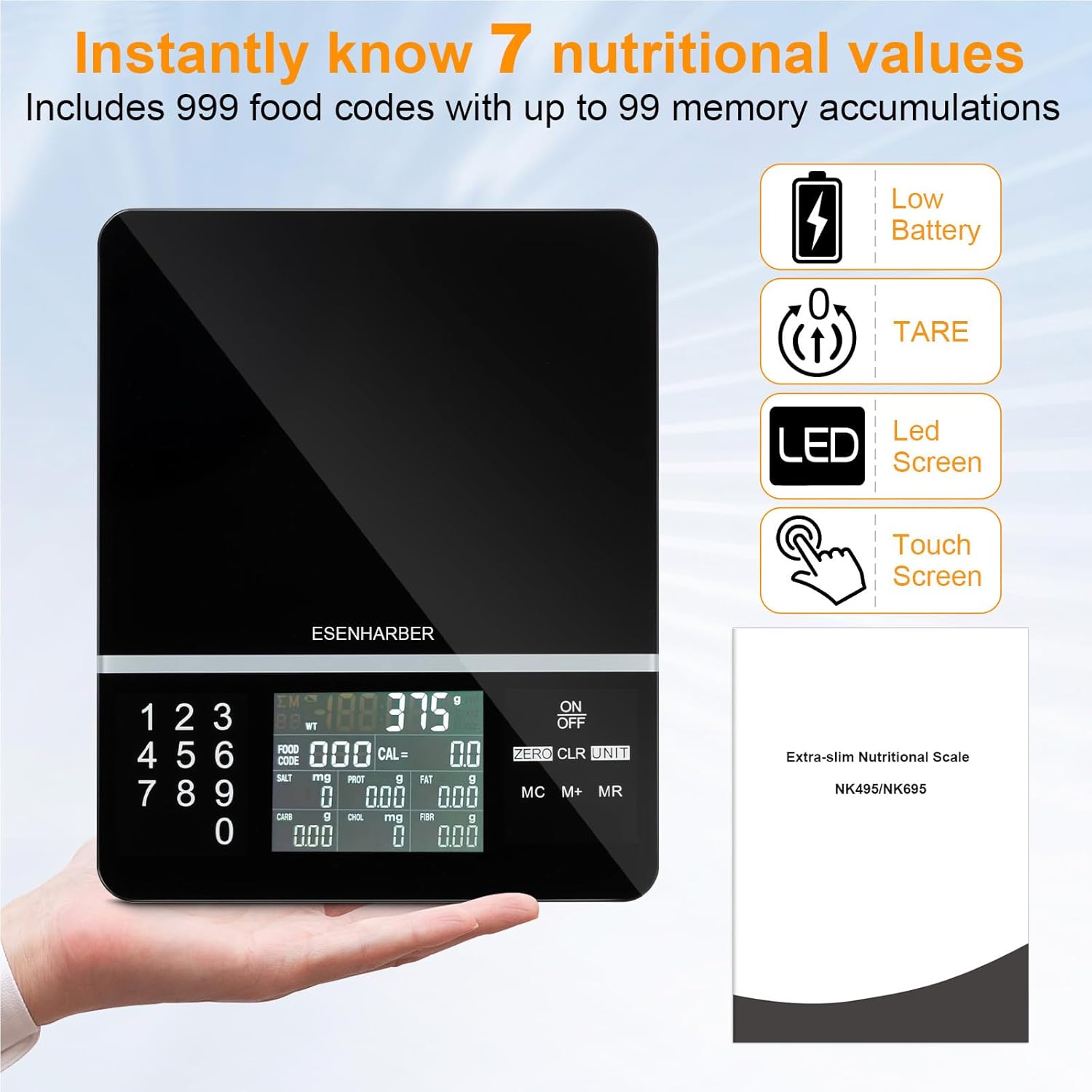 Digital Food Scale with Calori – Meal Prep Weight Loss recenzja i cena