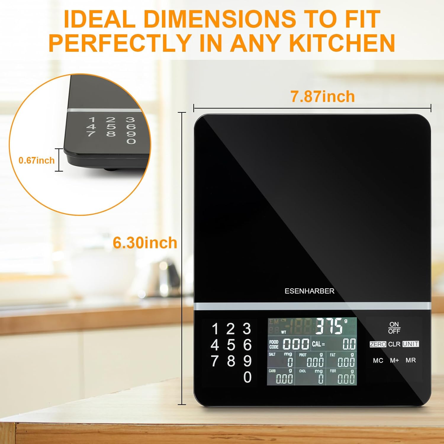 Digital Food Scale with Calori – Meal Prep Weight Loss recenzja i cena