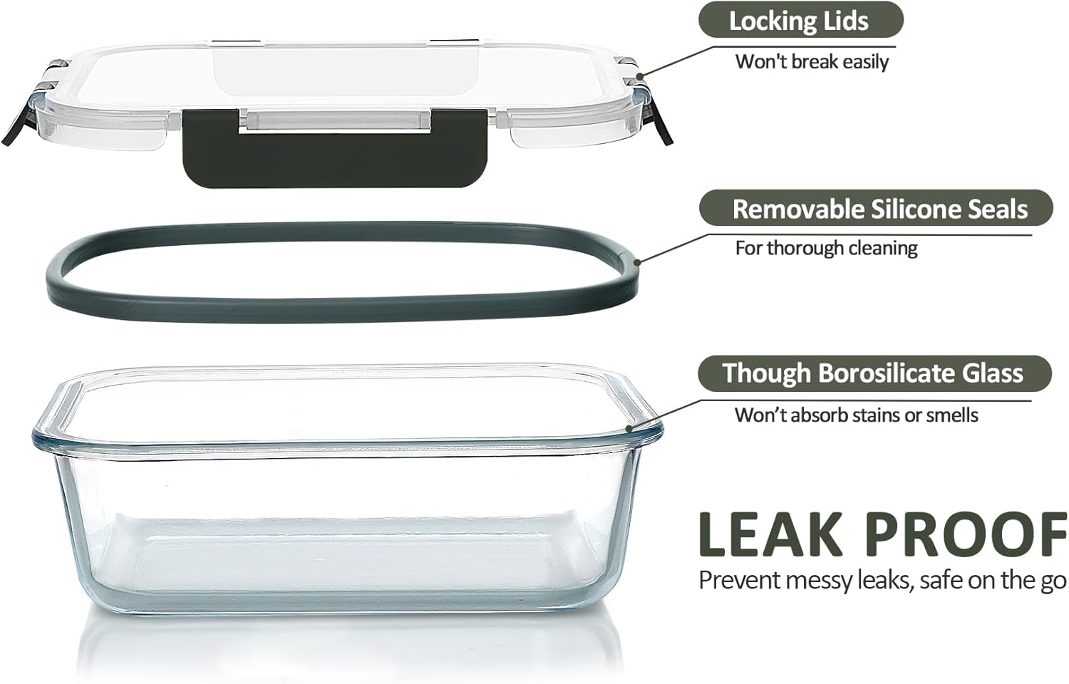 24-Piece Glass Food Storage Co – Meal Prep Kit recenzja i cena