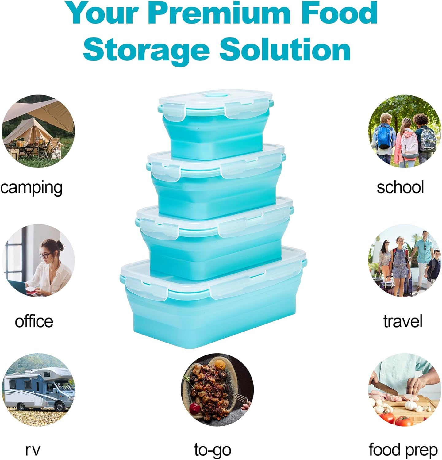 Collapsible Food Storage Conta – Meal Prep Kit recenzja i cena