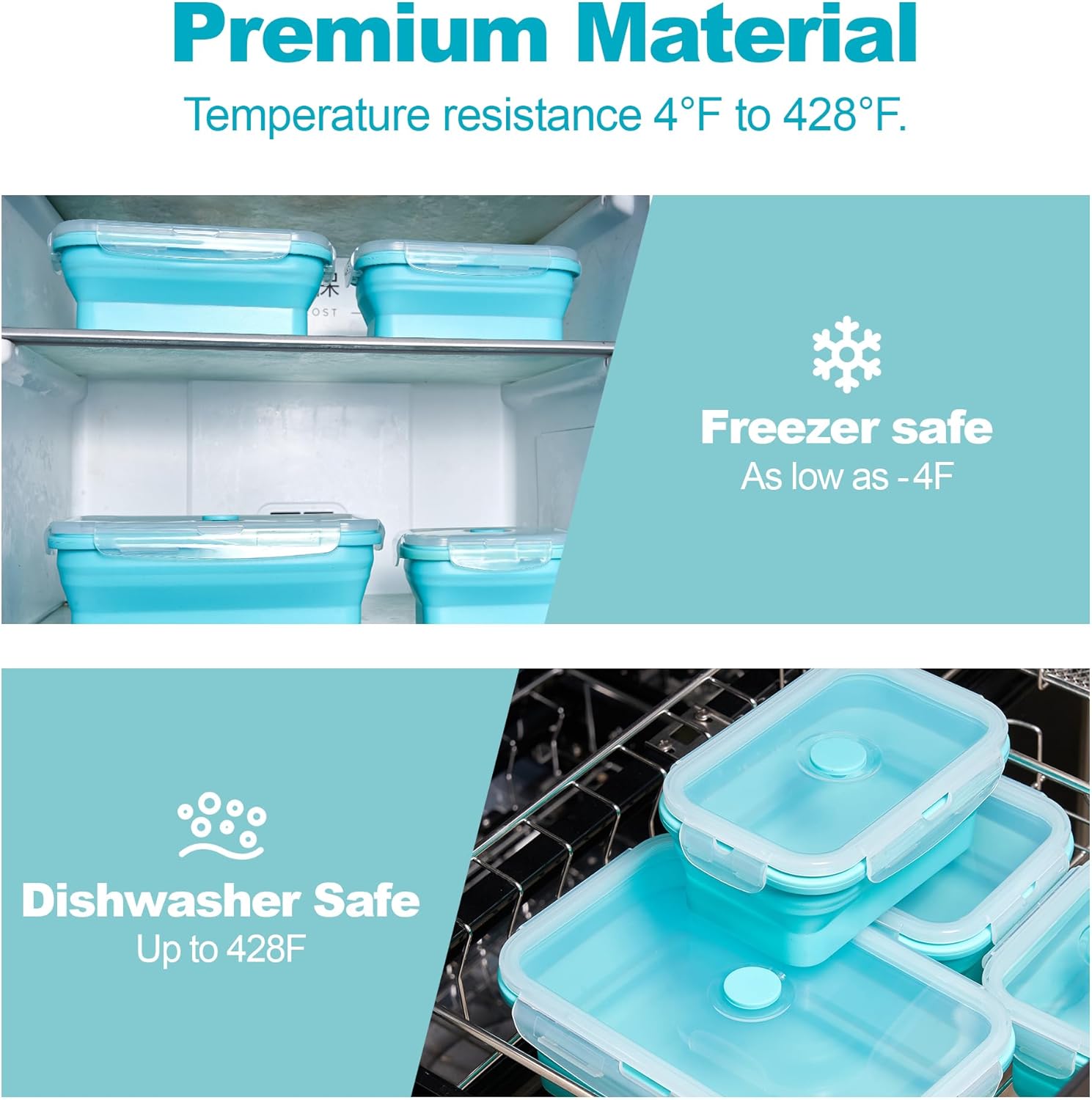 Collapsible Food Storage Conta – Meal Prep Kit recenzja i cena
