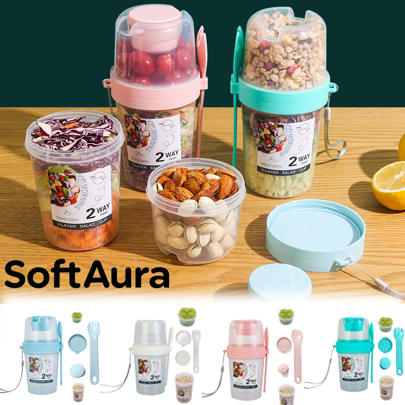SoftAura Breakfast On The Go C – Meal Prep Jar recenzja i cena