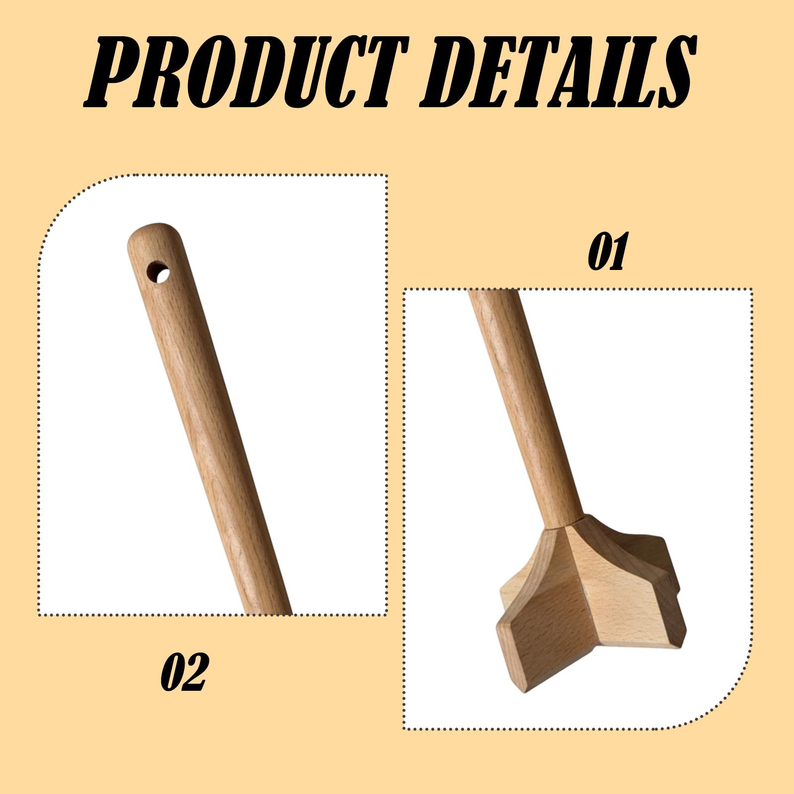 Premium Wood Potato Masher Eas – Meal Prep Potatoes recenzja i cena