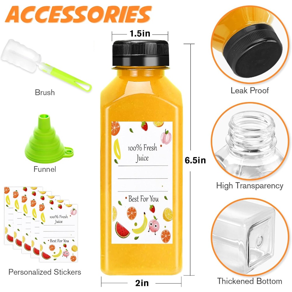 Reusable 12oz Plastic Juice Bo – Meal Prep Juice recenzja i cena