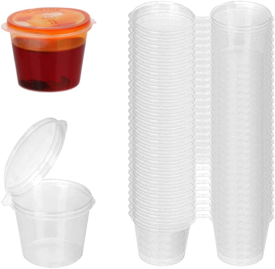 Disposable Clear Plastic Sauce – Meal Prep Jar recenzja i cena