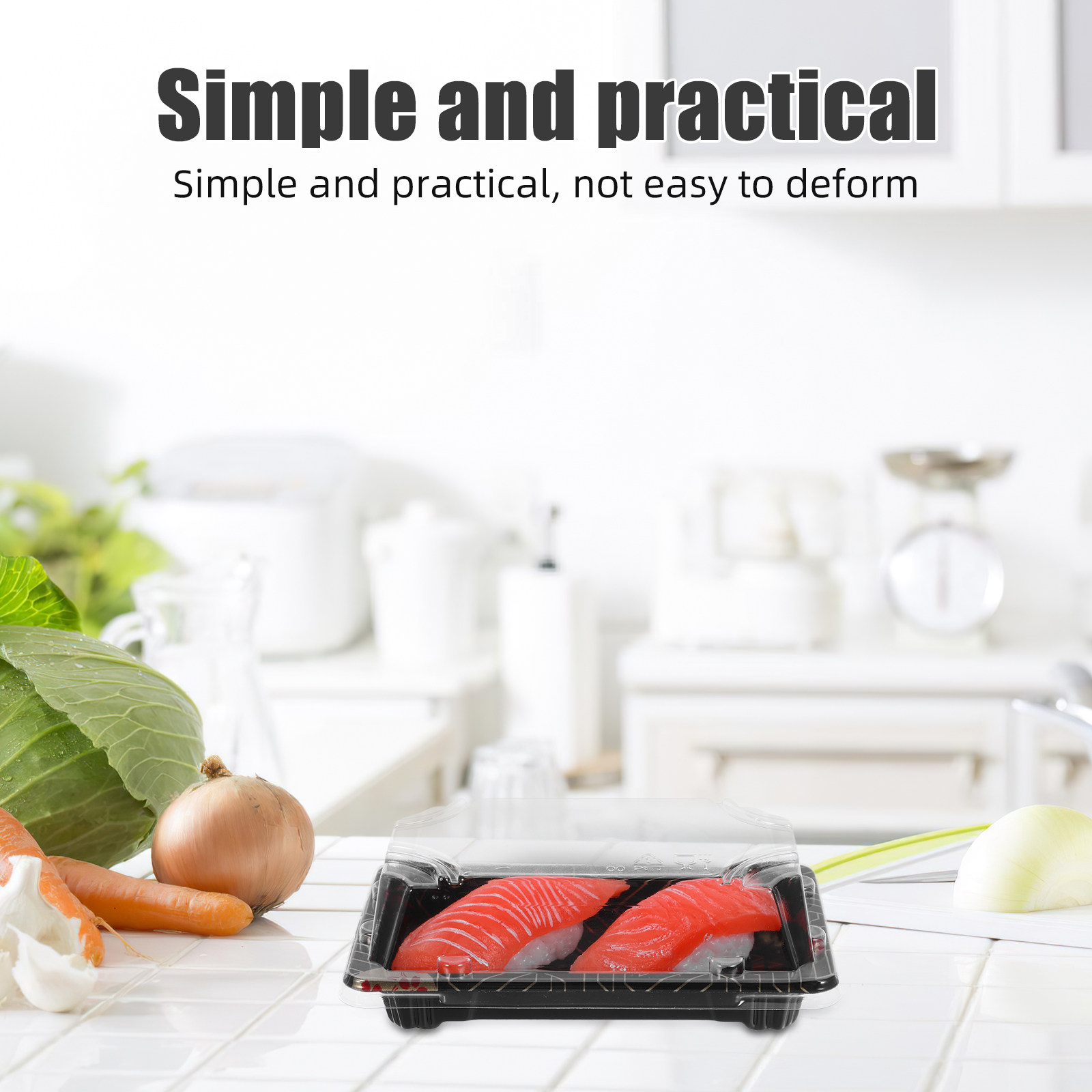 50Pcs Reusable Sushi Container – Meal Prep Japanese Food recenzja i cena