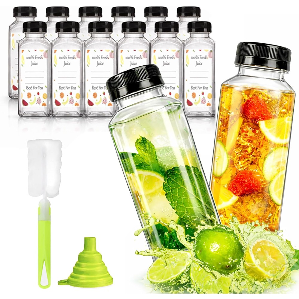Reusable 12 Ounce Clear Plasti – Meal Prep Juice recenzja i cena