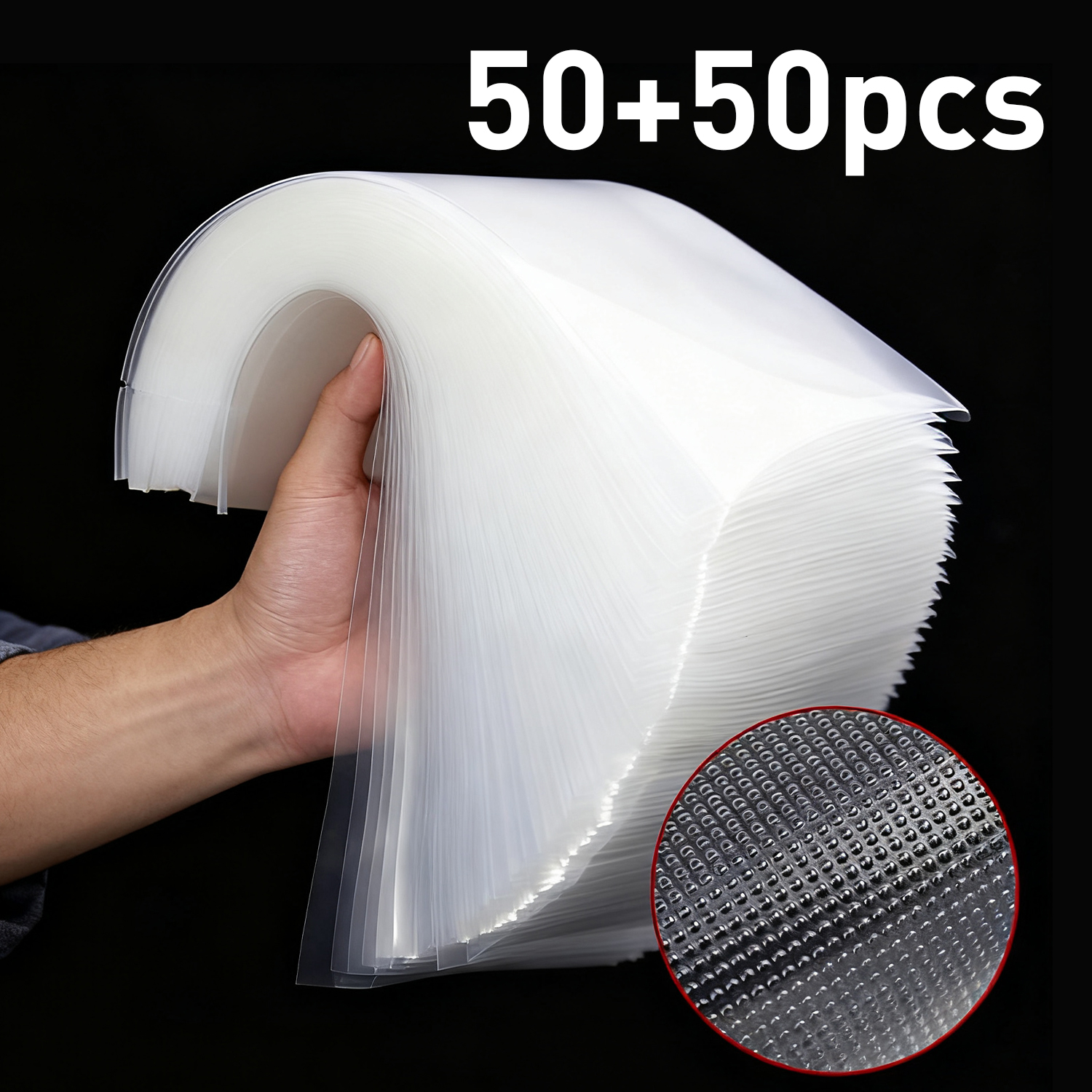 50Pcs + 50Pcs Vacuum Sealer Ba – Meal Prep Vacuum Seal Containers recenzja i cena