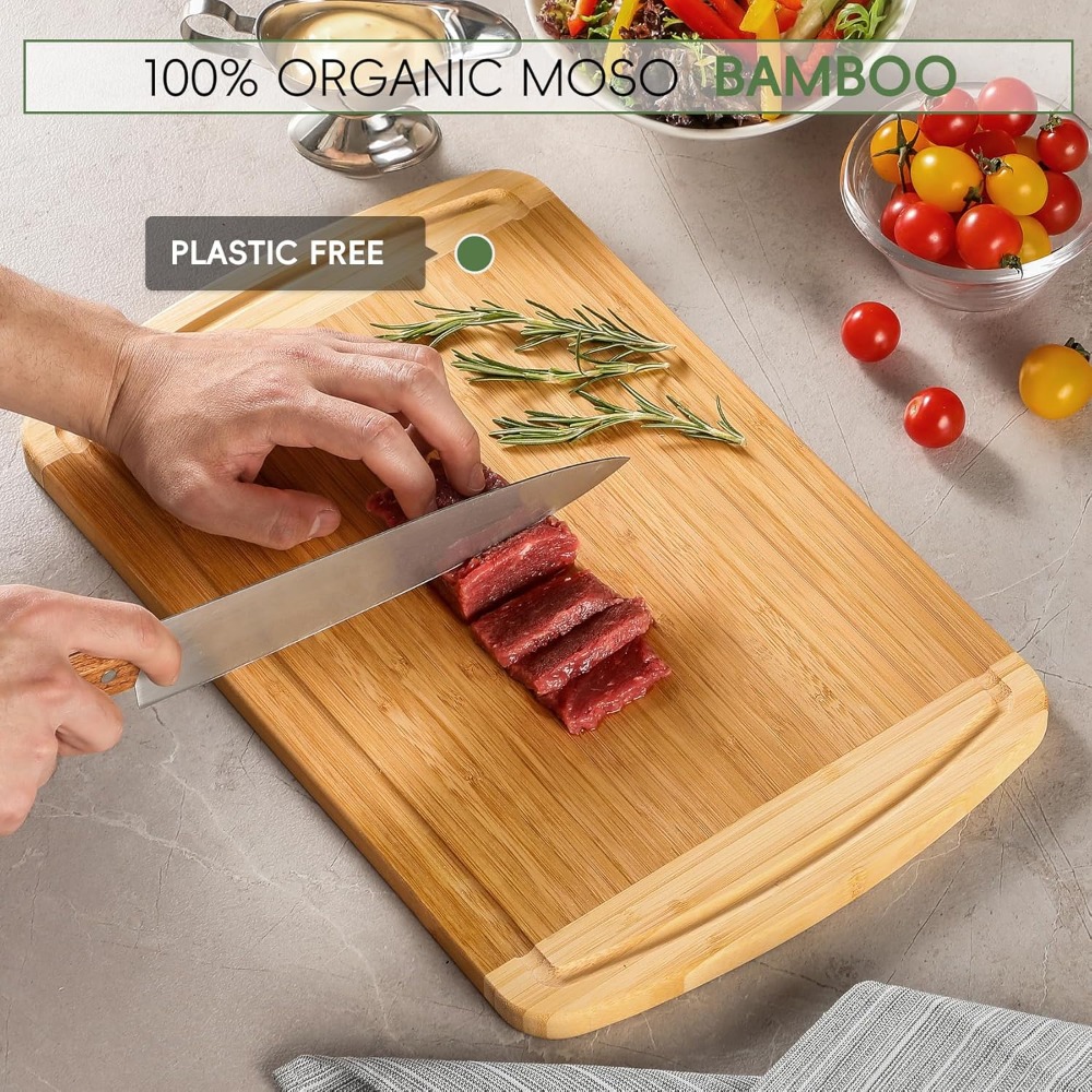 Large Wooden Cutting Board for – Meal Prep Juice recenzja i cena
