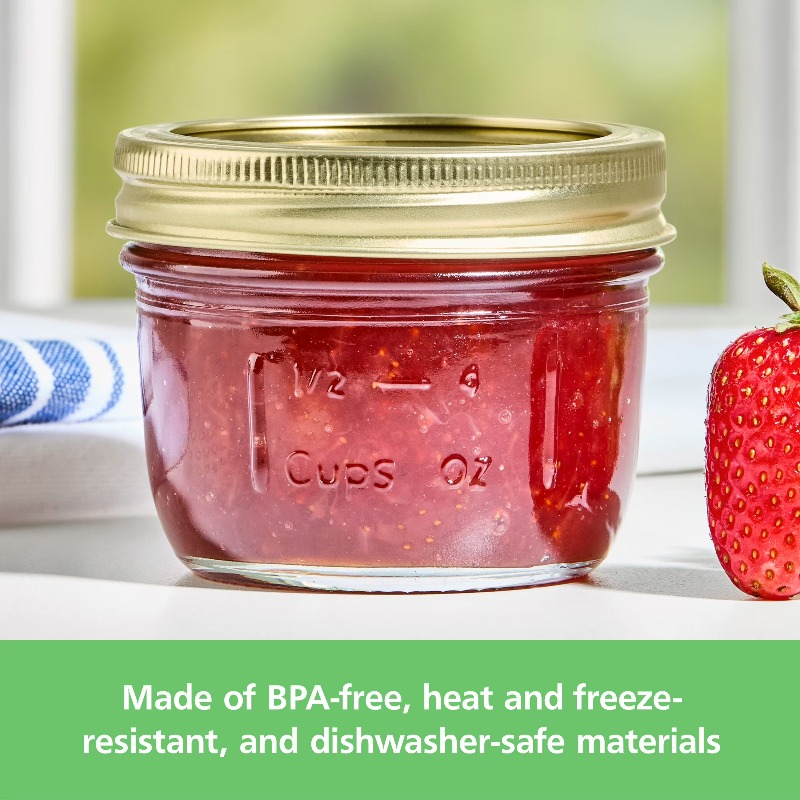 8 oz Mason Jars, Wide Mouth Ha – Meal Prep Jar recenzja i cena