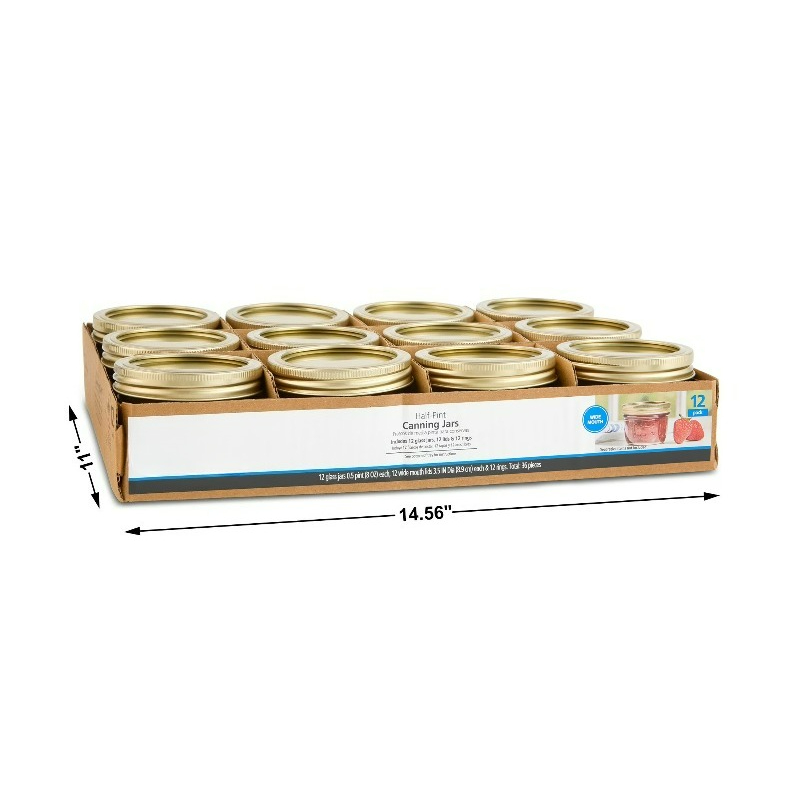 8 oz Mason Jars, Wide Mouth Ha – Meal Prep Jar recenzja i cena