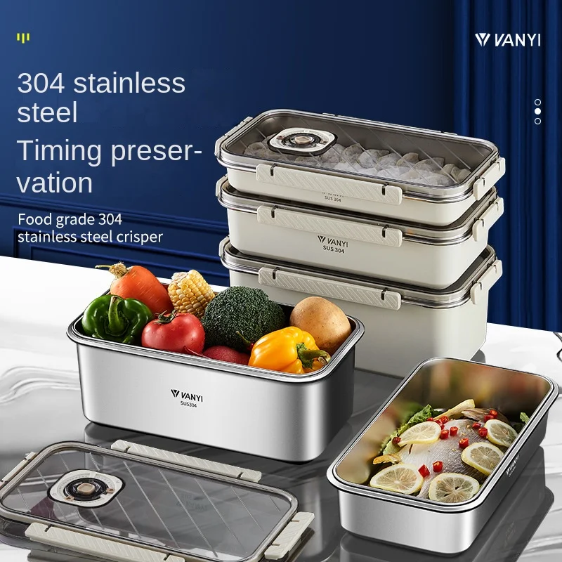 Steel Crisper Sealed Dumpling  – Meal Prep Vacuum Seal Containers recenzja i cena