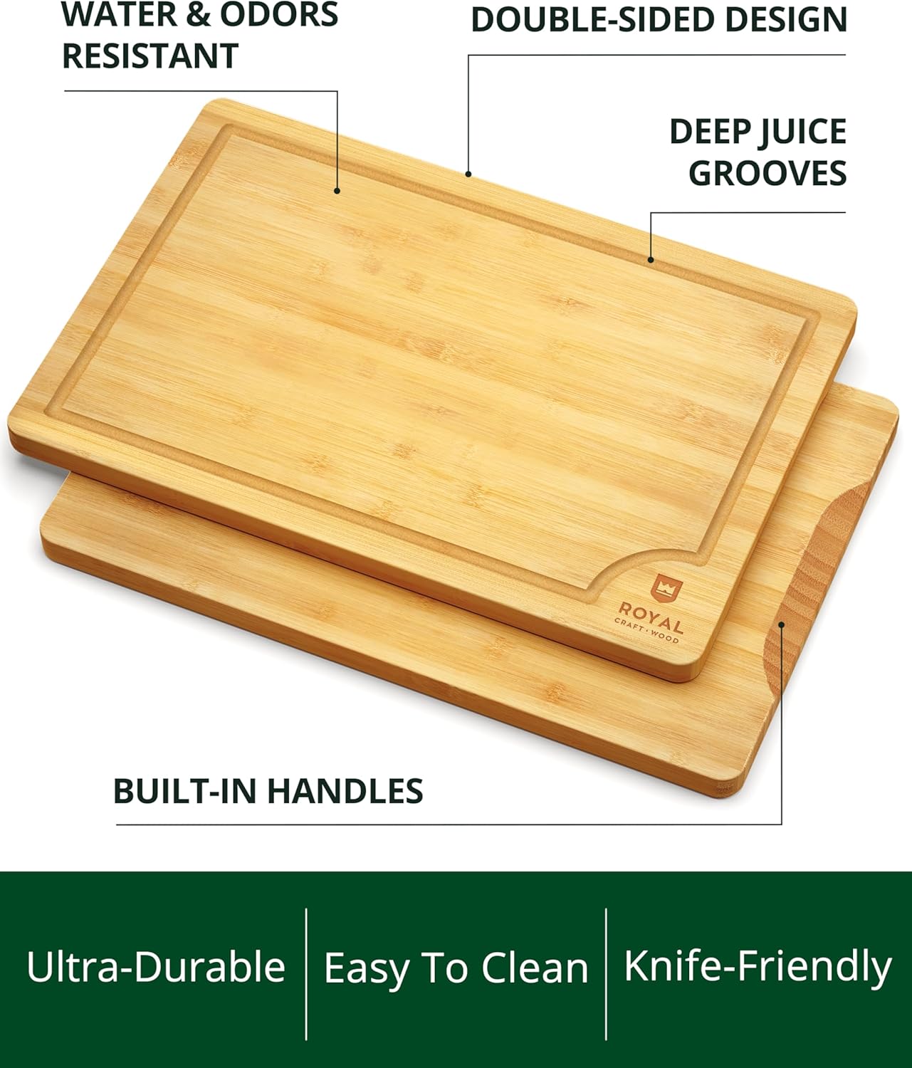 Bamboo Cutting Board for Kitch – Meal Prep Juice recenzja i cena