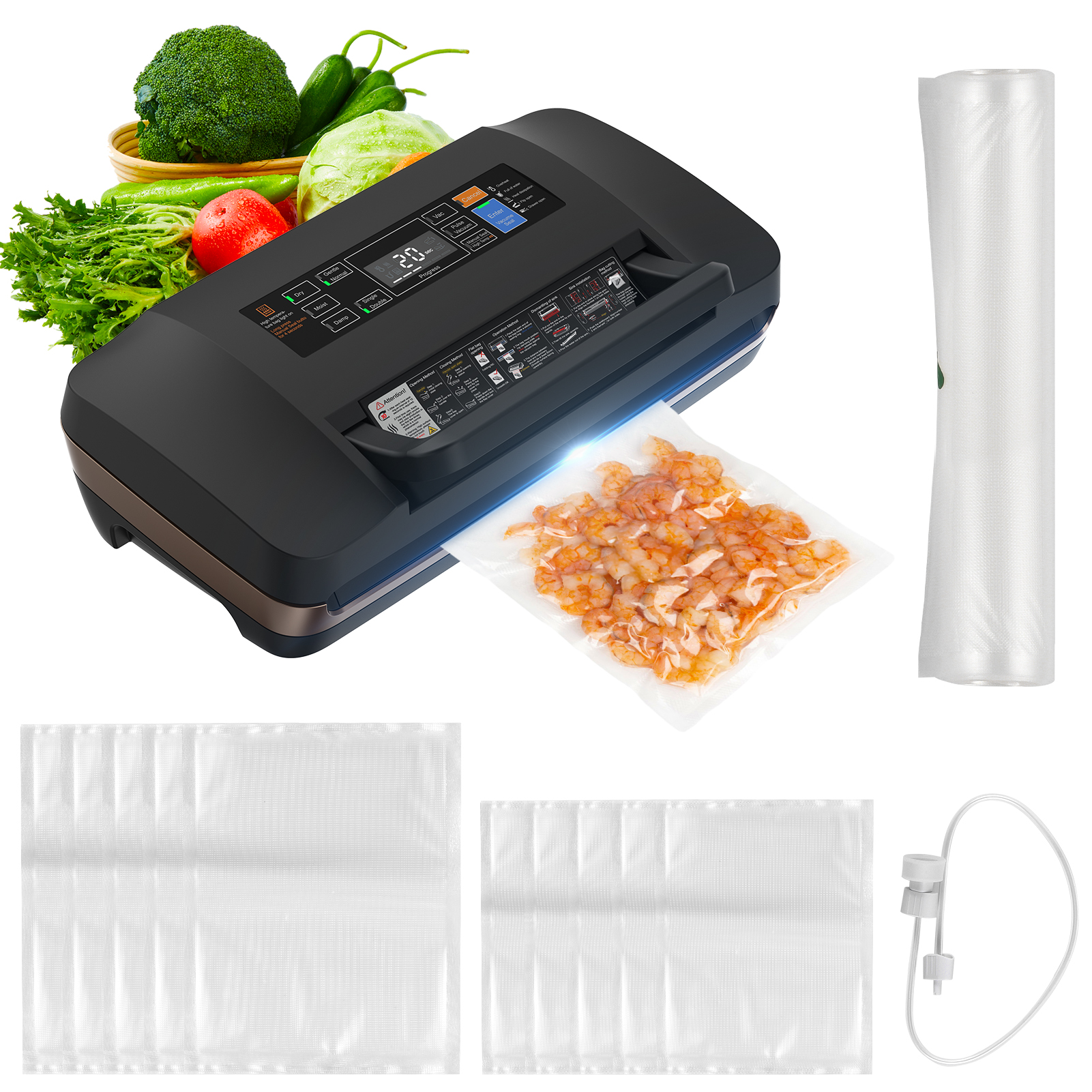 Food Vacuum Sealer Machine wit – Meal Prep Vacuum Seal Containers recenzja i cena