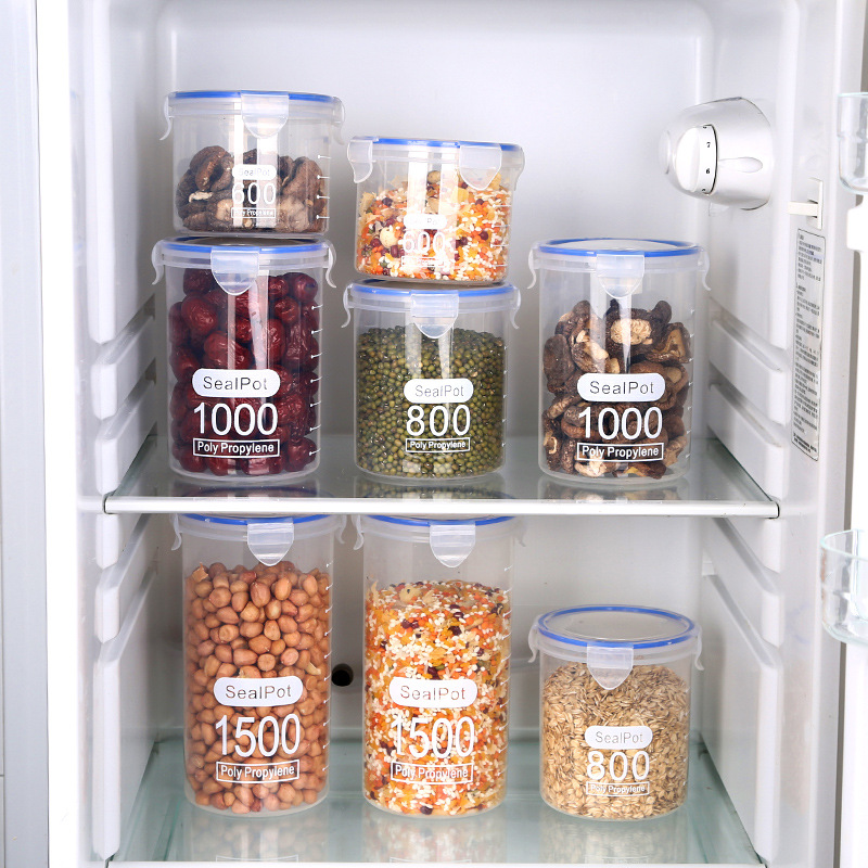 1-4PCS Sealed Jars With Scale  – Meal Prep Jar recenzja i cena