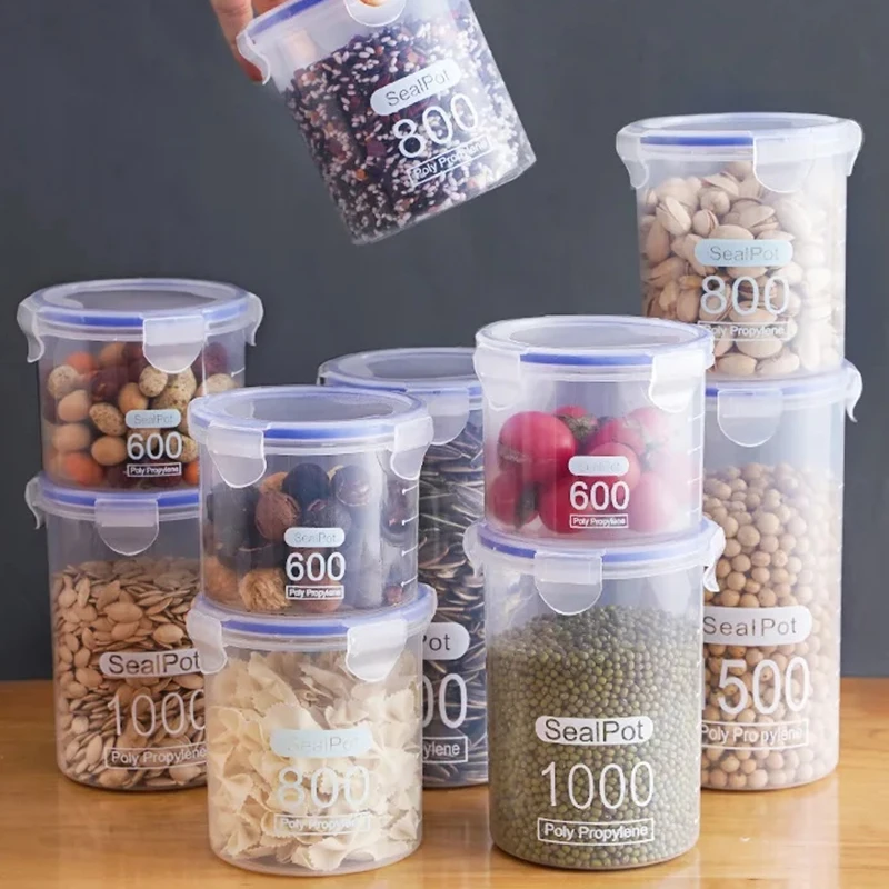 1/4PCS Sealed Jars With Scale  – Meal Prep Jar recenzja i cena